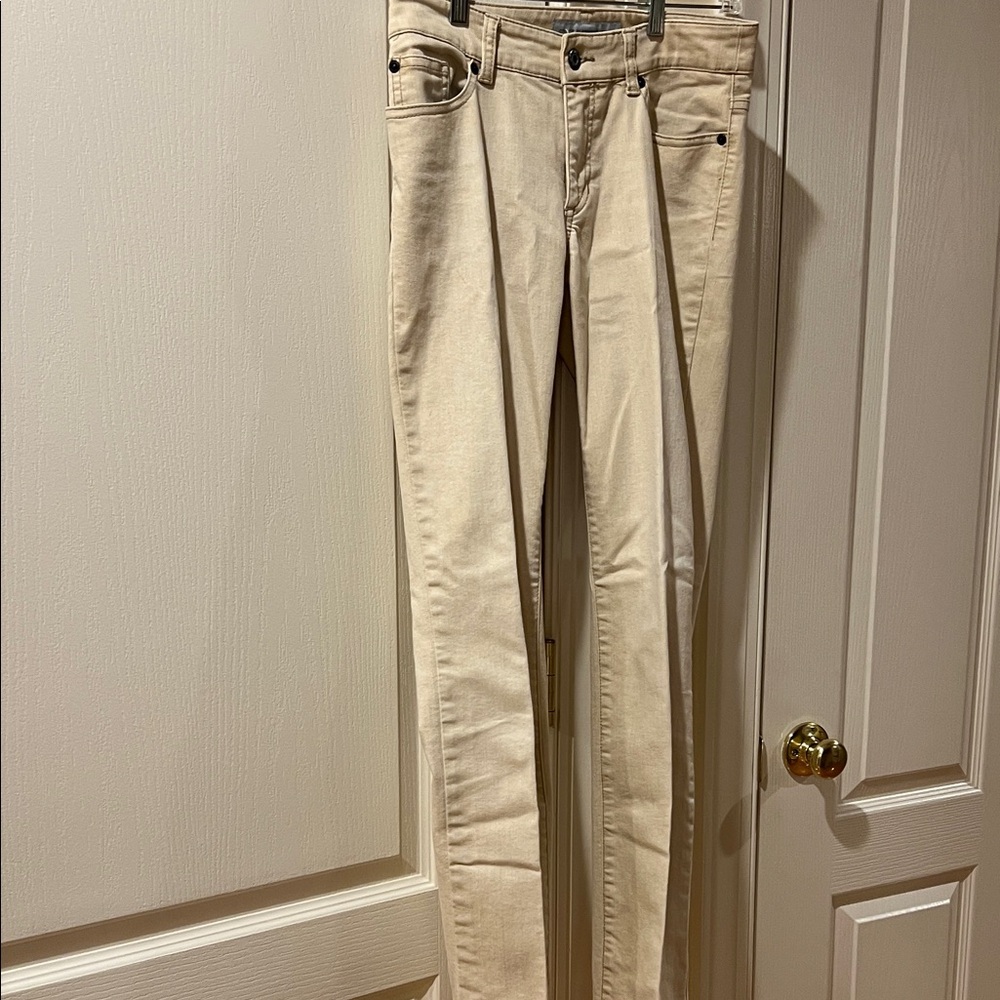 Chico's Light Tan Skinny Jeans